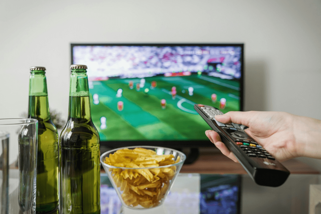 Streaming app buffering and device processing can cause live video to lag behind television broadcasts.